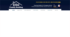 Desktop Screenshot of candcfamilyroofing.com