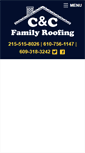 Mobile Screenshot of candcfamilyroofing.com